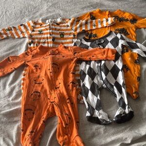 Halloween Sleeper Bundle - Set of 4 (Old Navy, Leverette, Carters)